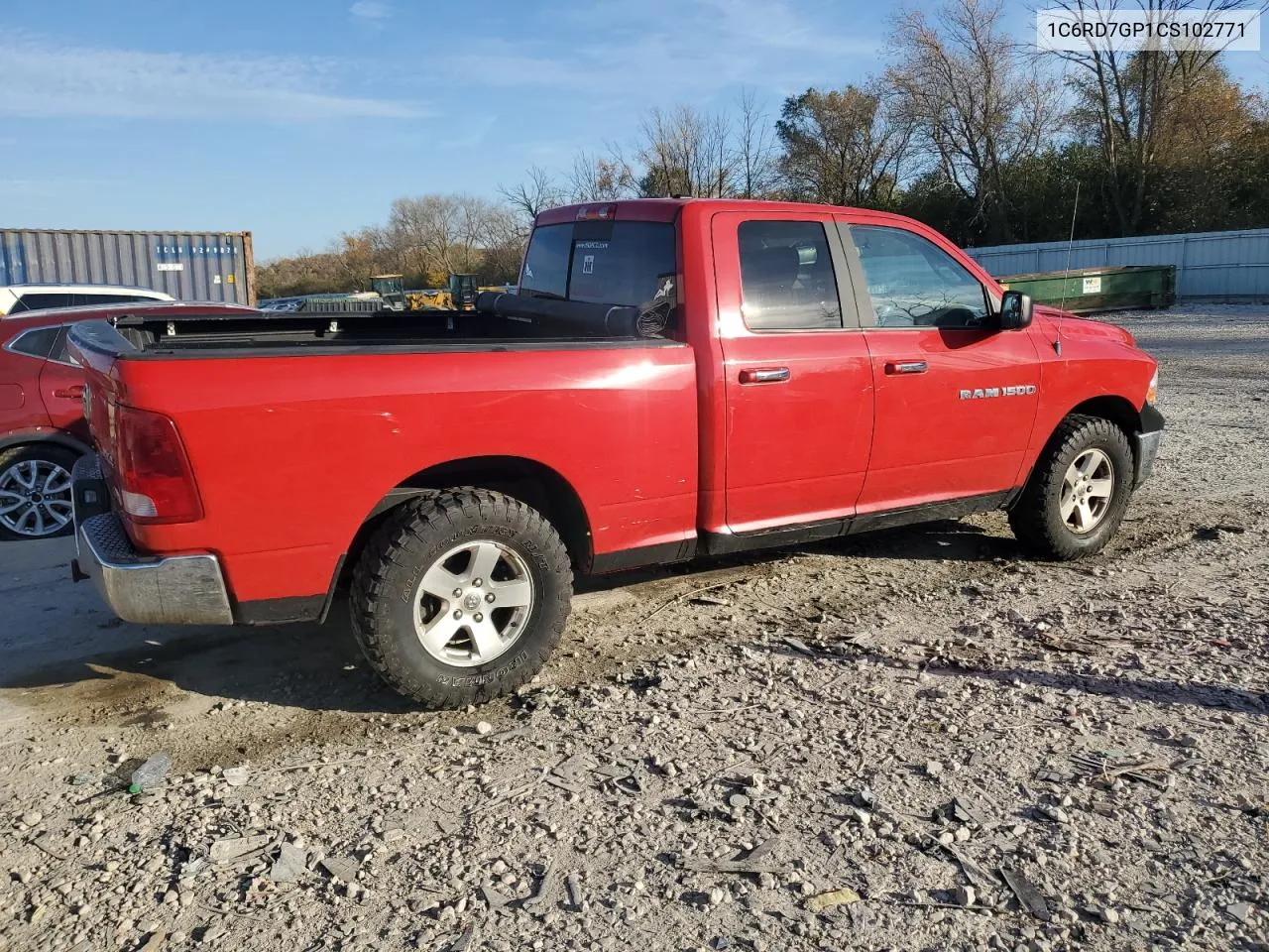 2012 Dodge Ram 1500 Slt VIN: 1C6RD7GP1CS102771 Lot: 76117854