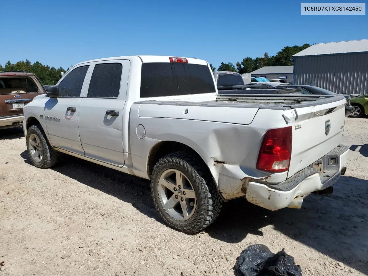 2012 Dodge Ram 1500 St VIN: 1C6RD7KTXCS142450 Lot: 76167494