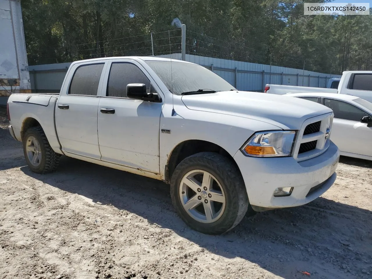 2012 Dodge Ram 1500 St VIN: 1C6RD7KTXCS142450 Lot: 76167494