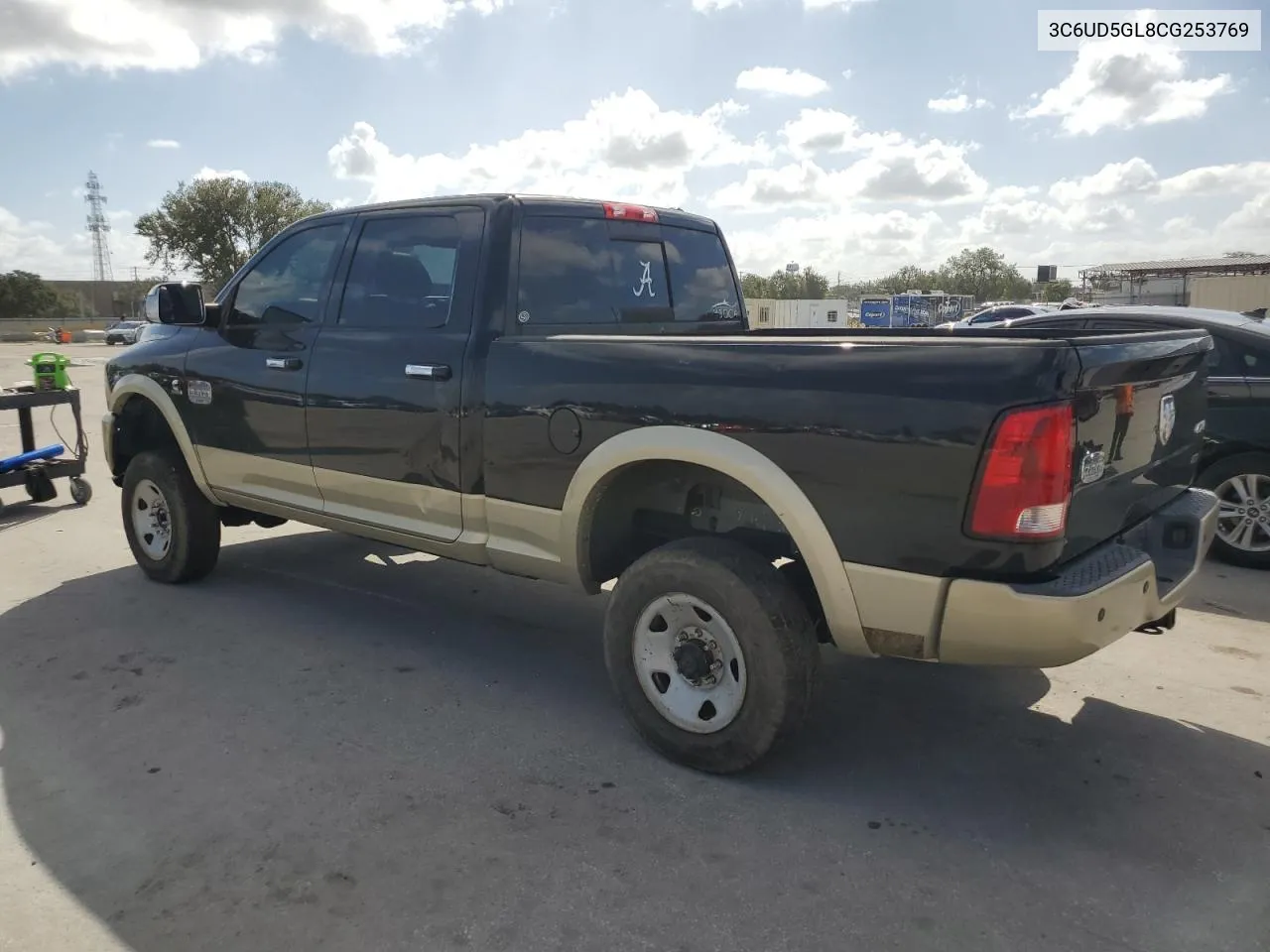 2012 Dodge Ram 2500 Longhorn VIN: 3C6UD5GL8CG253769 Lot: 76203694