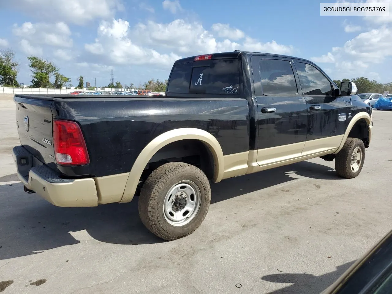 2012 Dodge Ram 2500 Longhorn VIN: 3C6UD5GL8CG253769 Lot: 76203694