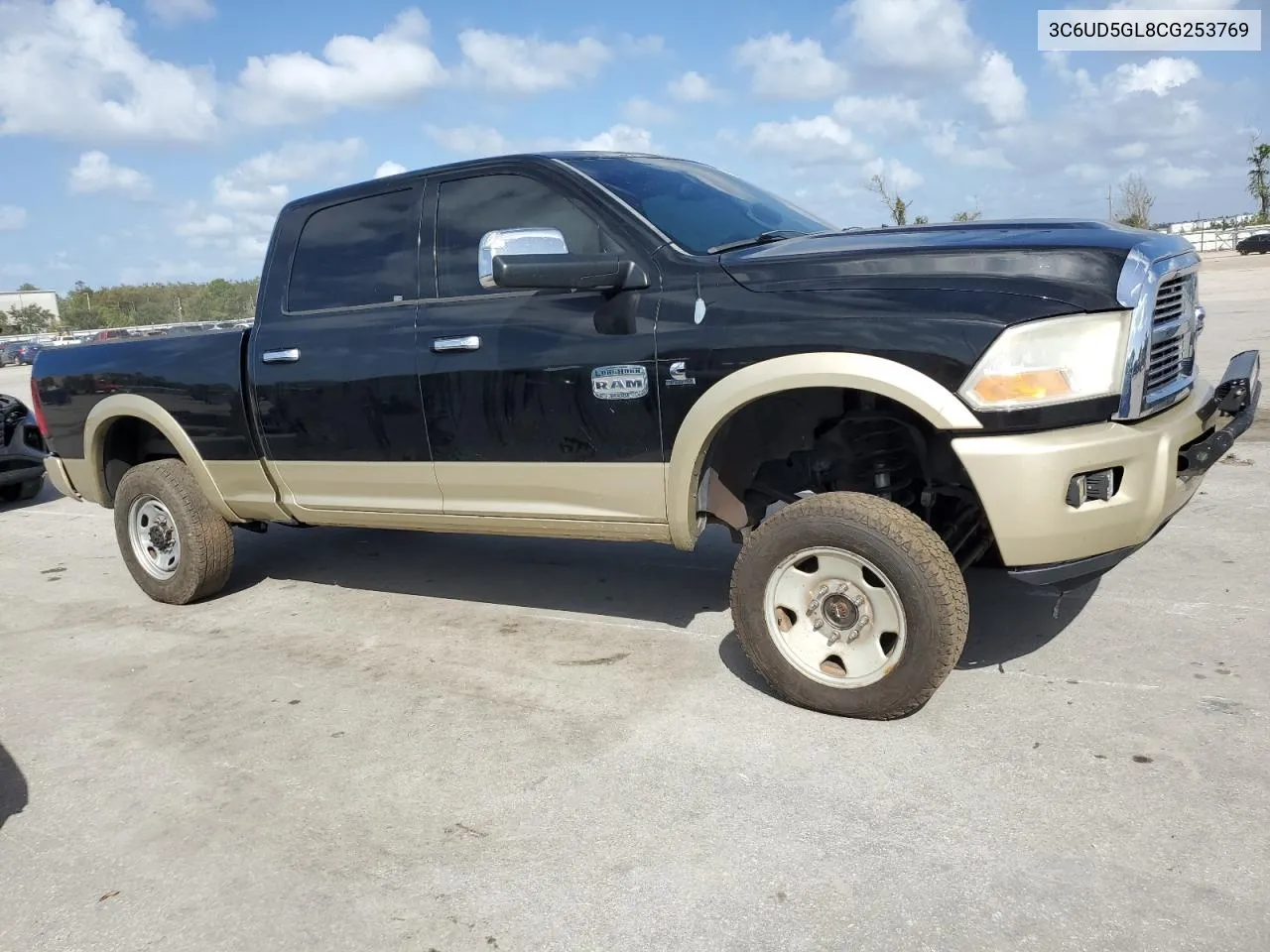 2012 Dodge Ram 2500 Longhorn VIN: 3C6UD5GL8CG253769 Lot: 76203694