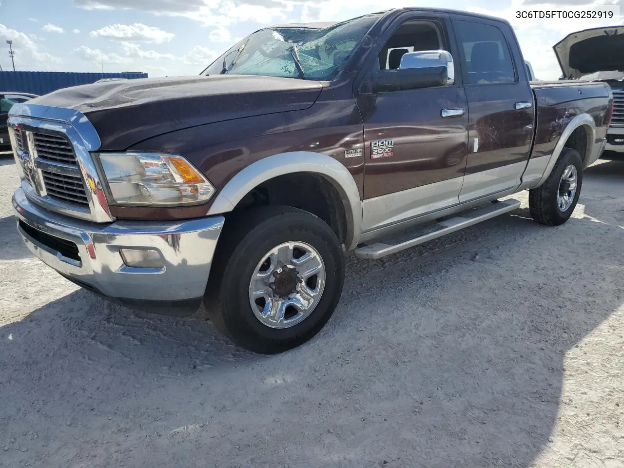 2012 Dodge Ram 2500 Laramie VIN: 3C6TD5FT0CG252919 Lot: 76203704