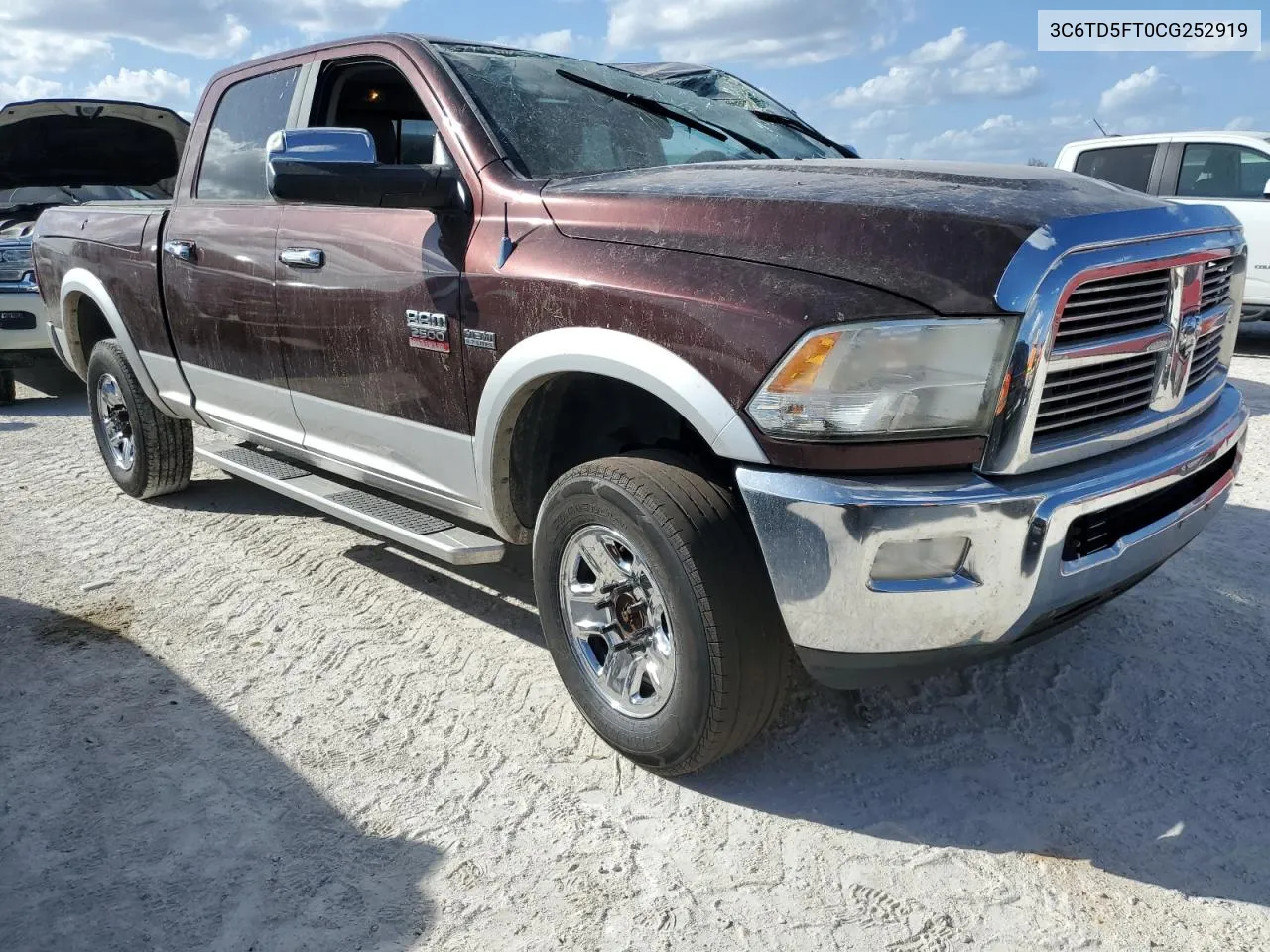 2012 Dodge Ram 2500 Laramie VIN: 3C6TD5FT0CG252919 Lot: 76203704