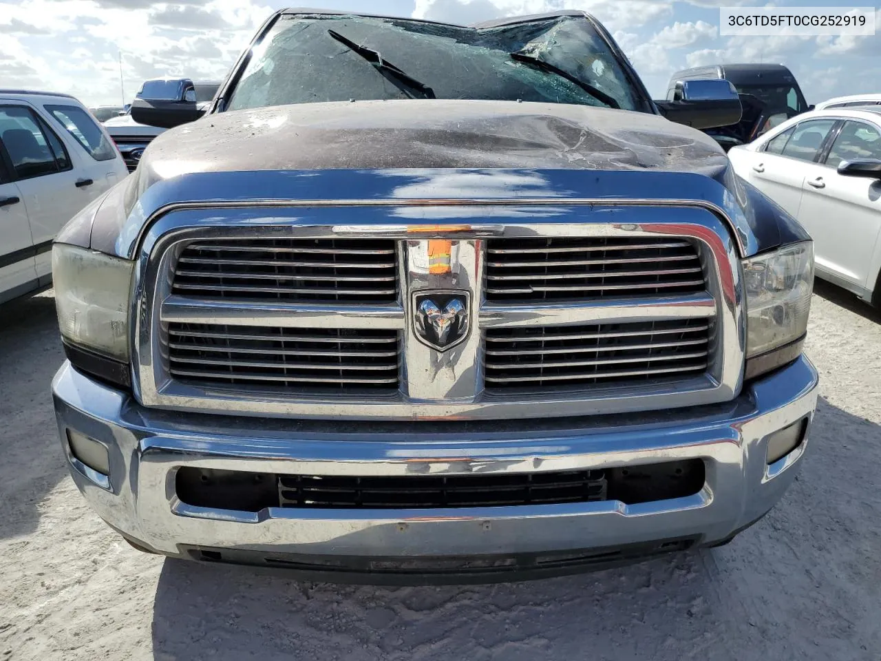 2012 Dodge Ram 2500 Laramie VIN: 3C6TD5FT0CG252919 Lot: 76203704