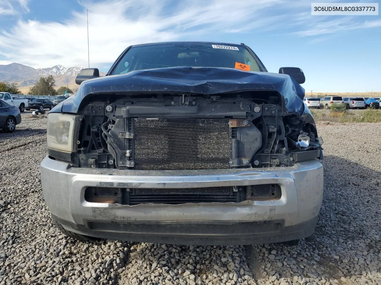 2012 Dodge Ram 2500 Slt VIN: 3C6UD5ML8CG337773 Lot: 76222274