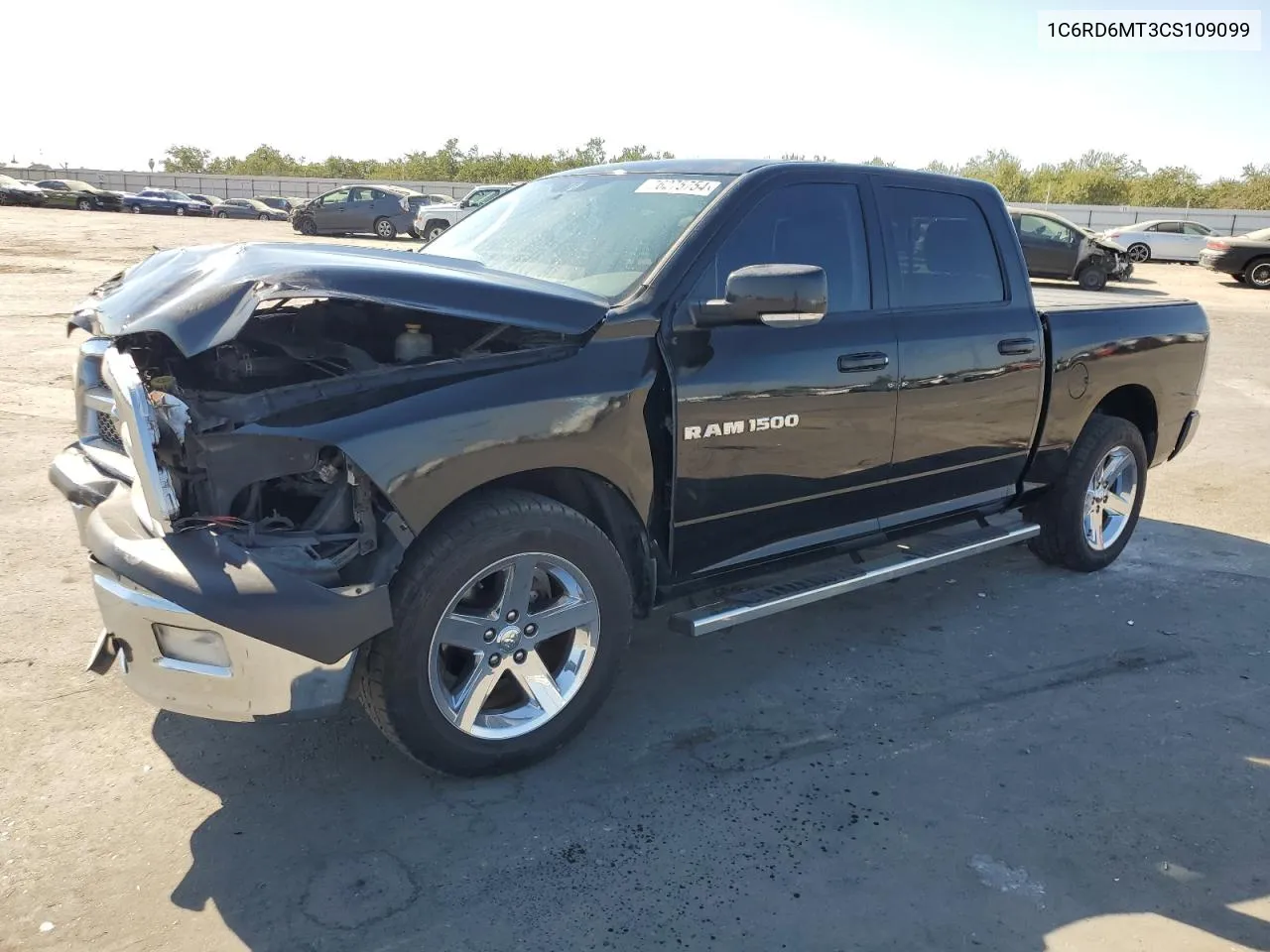 2012 Dodge Ram 1500 Sport VIN: 1C6RD6MT3CS109099 Lot: 76275754