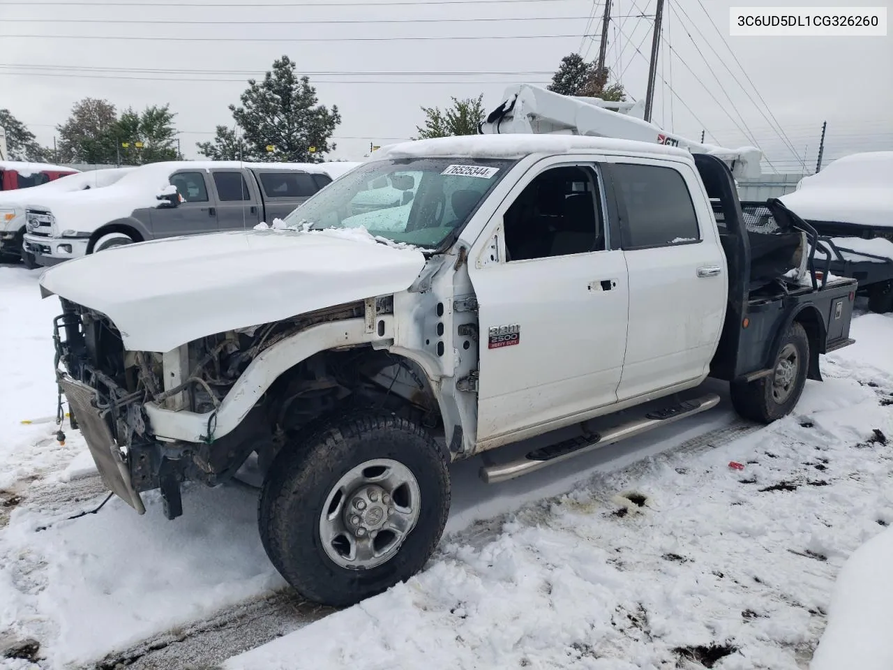 2012 Dodge Ram 2500 Slt VIN: 3C6UD5DL1CG326260 Lot: 76525344