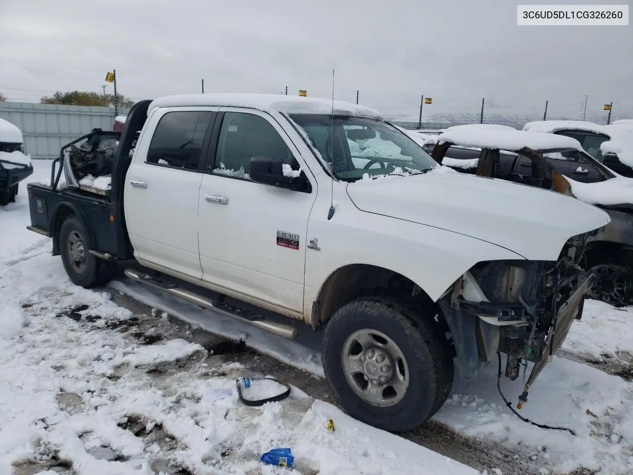 2012 Dodge Ram 2500 Slt VIN: 3C6UD5DL1CG326260 Lot: 76525344