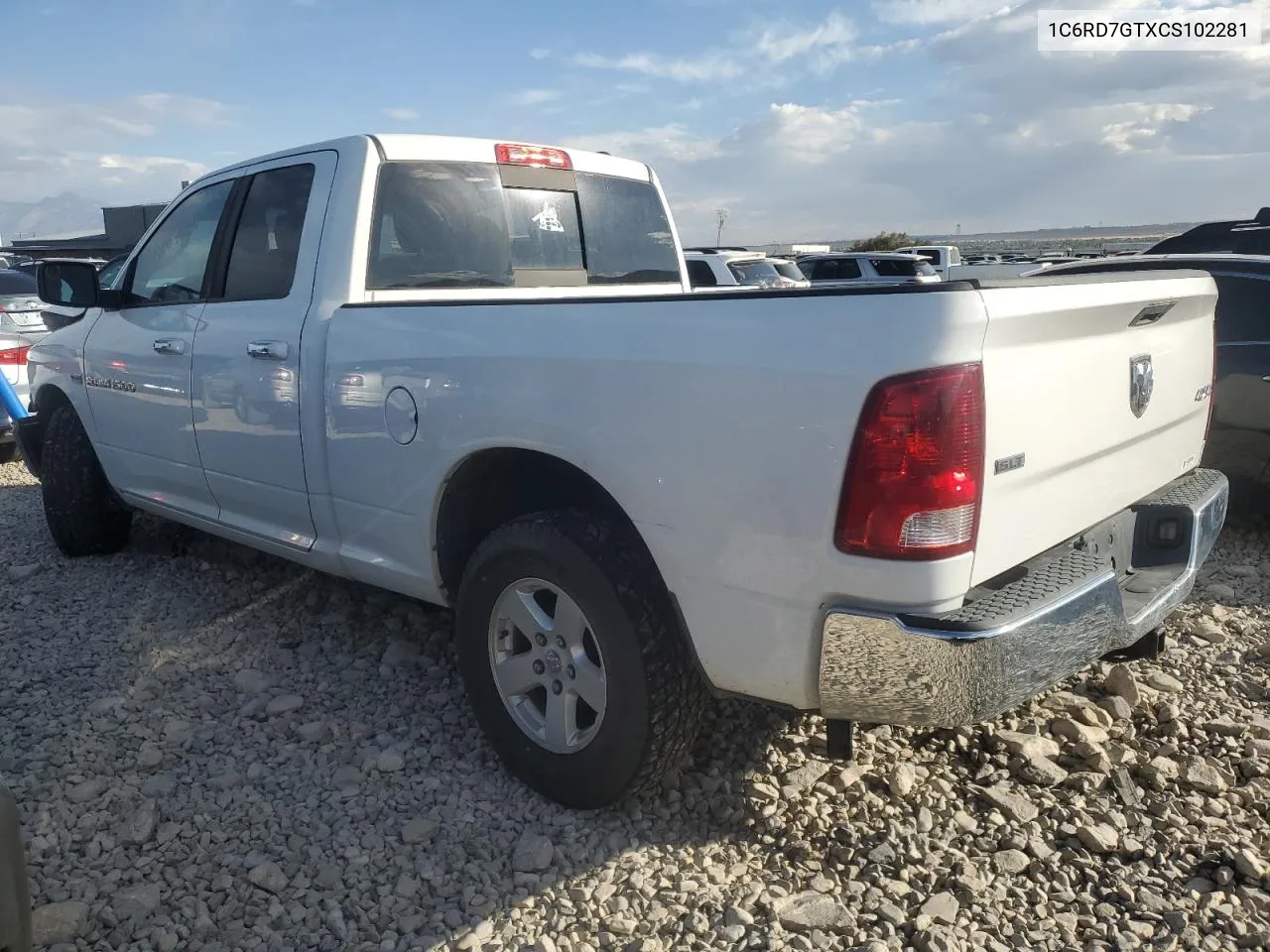 2012 Dodge Ram 1500 Slt VIN: 1C6RD7GTXCS102281 Lot: 76546784