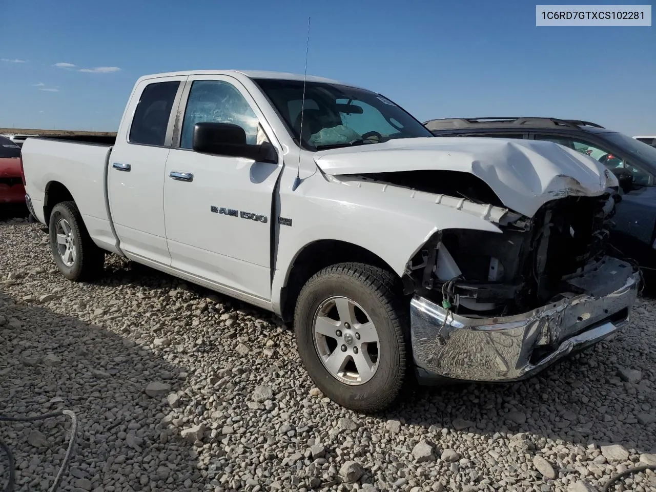 2012 Dodge Ram 1500 Slt VIN: 1C6RD7GTXCS102281 Lot: 76546784