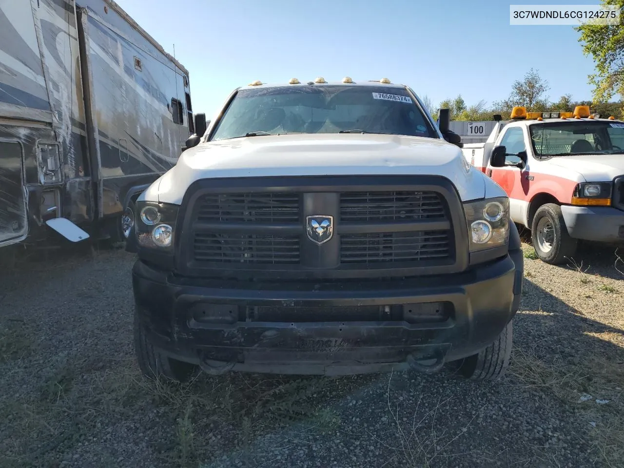 2012 Dodge Ram 5500 St VIN: 3C7WDNDL6CG124275 Lot: 76588374