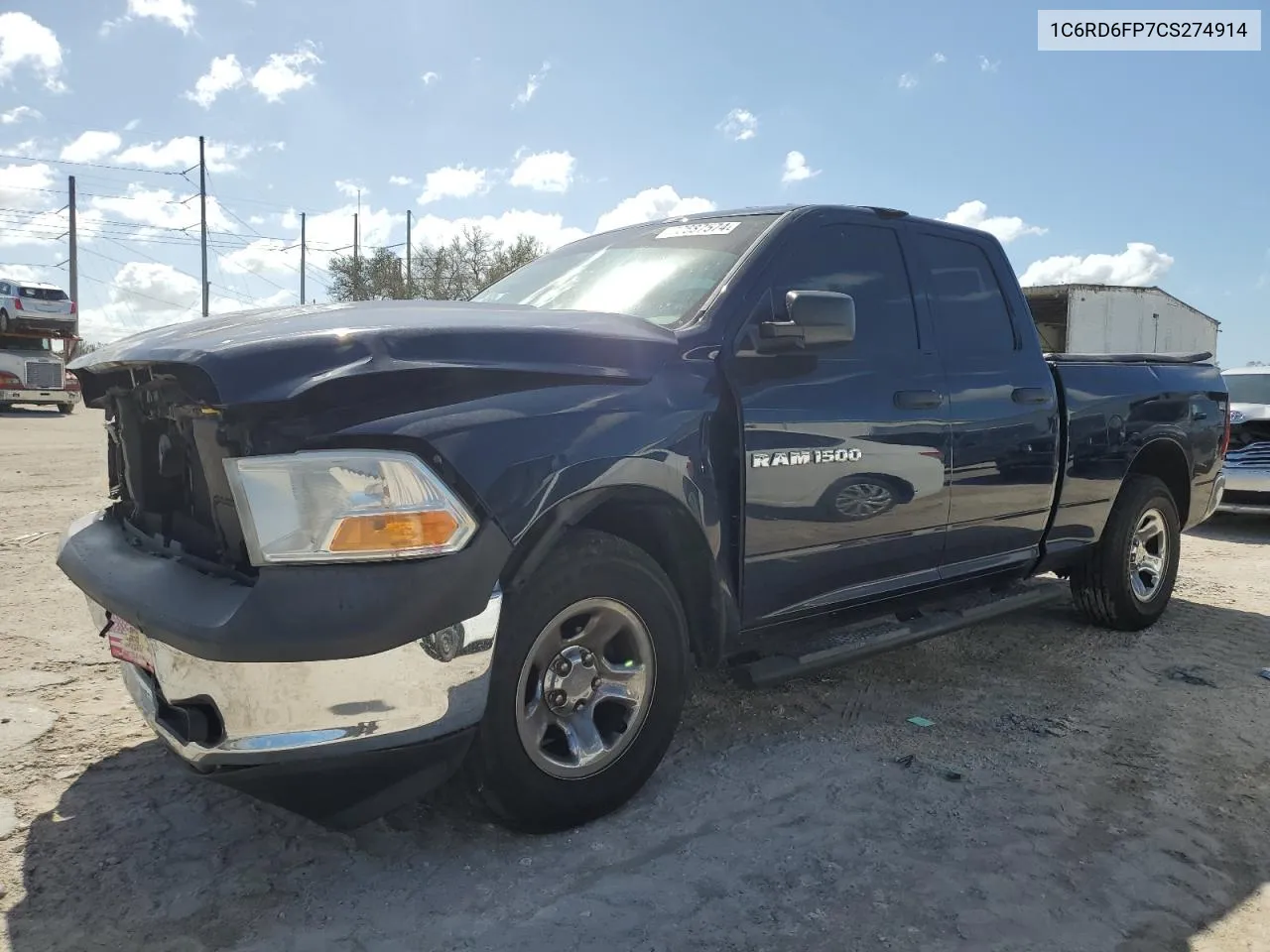 2012 Dodge Ram 1500 St VIN: 1C6RD6FP7CS274914 Lot: 76687574