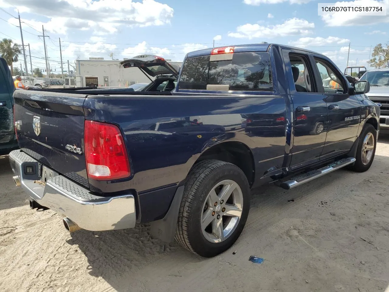 2012 Dodge Ram 1500 Slt VIN: 1C6RD7GT1CS187754 Lot: 76916574