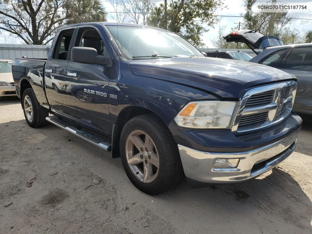 2012 Dodge Ram 1500 Slt VIN: 1C6RD7GT1CS187754 Lot: 76916574