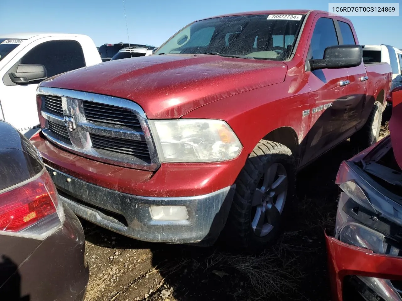 2012 Dodge Ram 1500 Slt VIN: 1C6RD7GT0CS124869 Lot: 76922734