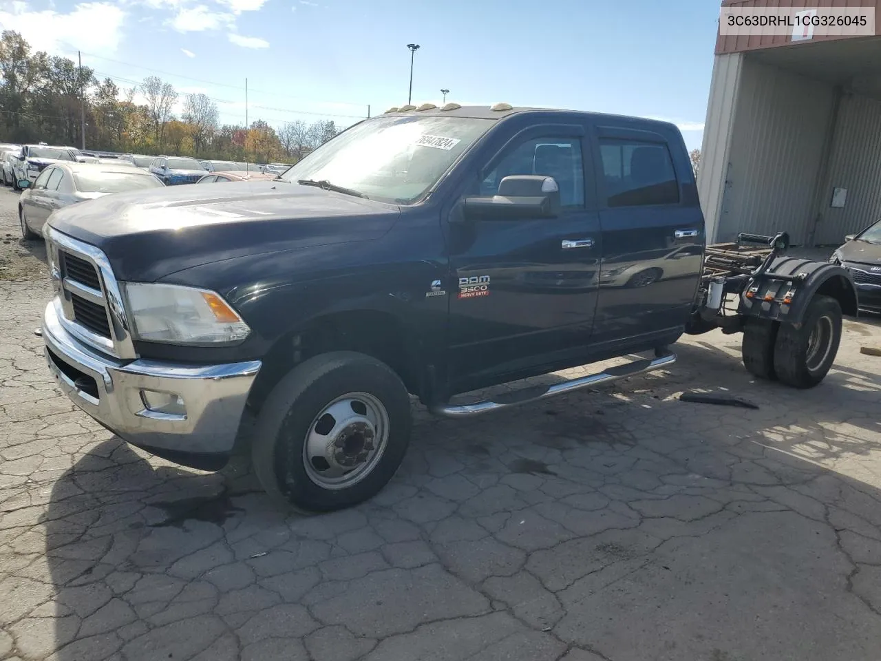 2012 Dodge Ram 3500 Slt VIN: 3C63DRHL1CG326045 Lot: 76947824