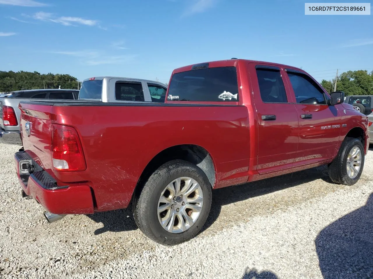 2012 Dodge Ram 1500 St VIN: 1C6RD7FT2CS189661 Lot: 77021724