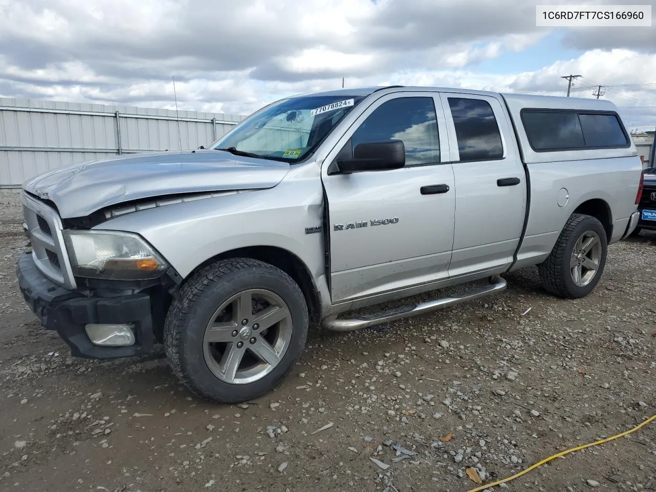 2012 Dodge Ram 1500 St VIN: 1C6RD7FT7CS166960 Lot: 77078824