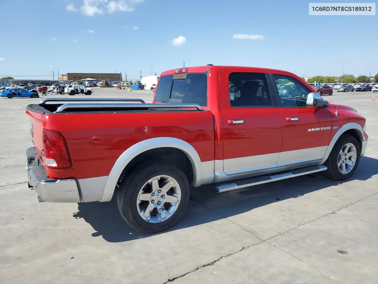 2012 Dodge Ram 1500 Laramie VIN: 1C6RD7NT8CS189312 Lot: 77103794