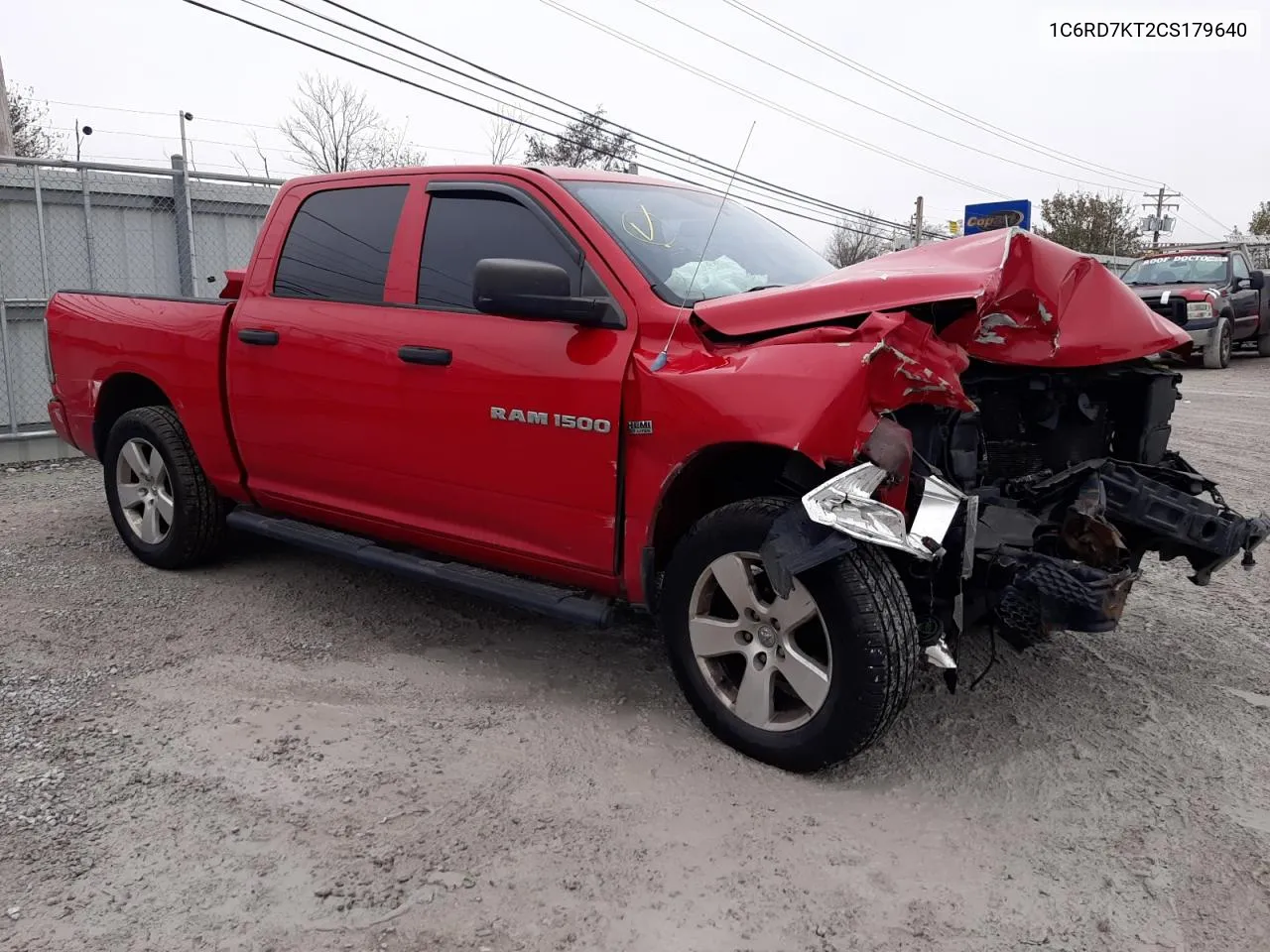 2012 Dodge Ram 1500 St VIN: 1C6RD7KT2CS179640 Lot: 77340984