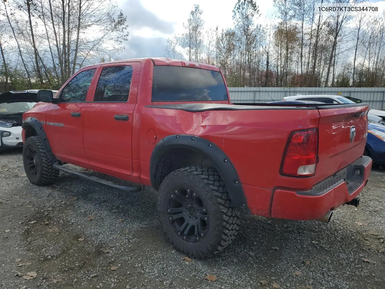 2012 Dodge Ram 1500 St VIN: 1C6RD7KT3CS344708 Lot: 77494374