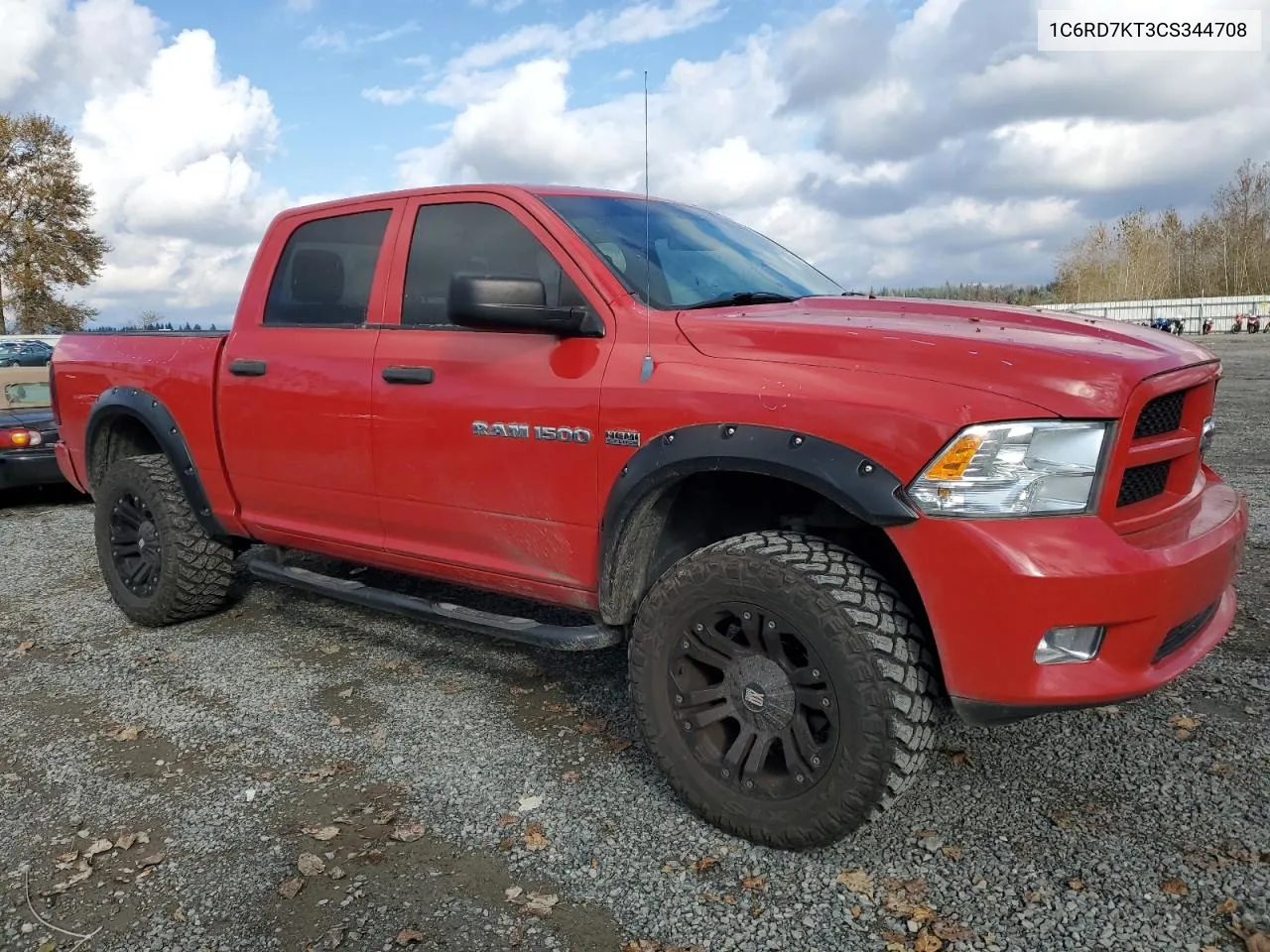 2012 Dodge Ram 1500 St VIN: 1C6RD7KT3CS344708 Lot: 77494374