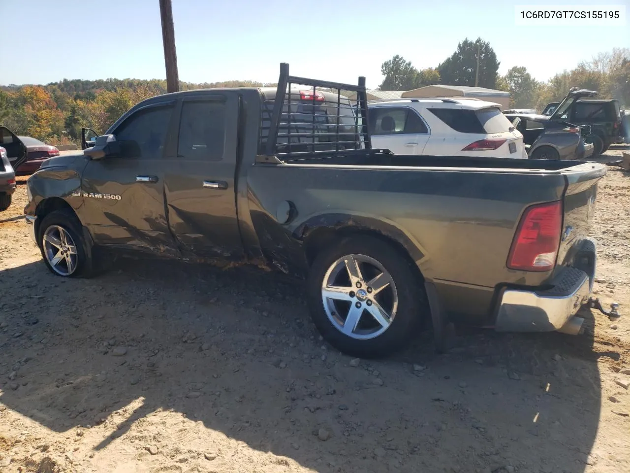 2012 Dodge Ram 1500 Slt VIN: 1C6RD7GT7CS155195 Lot: 77563654