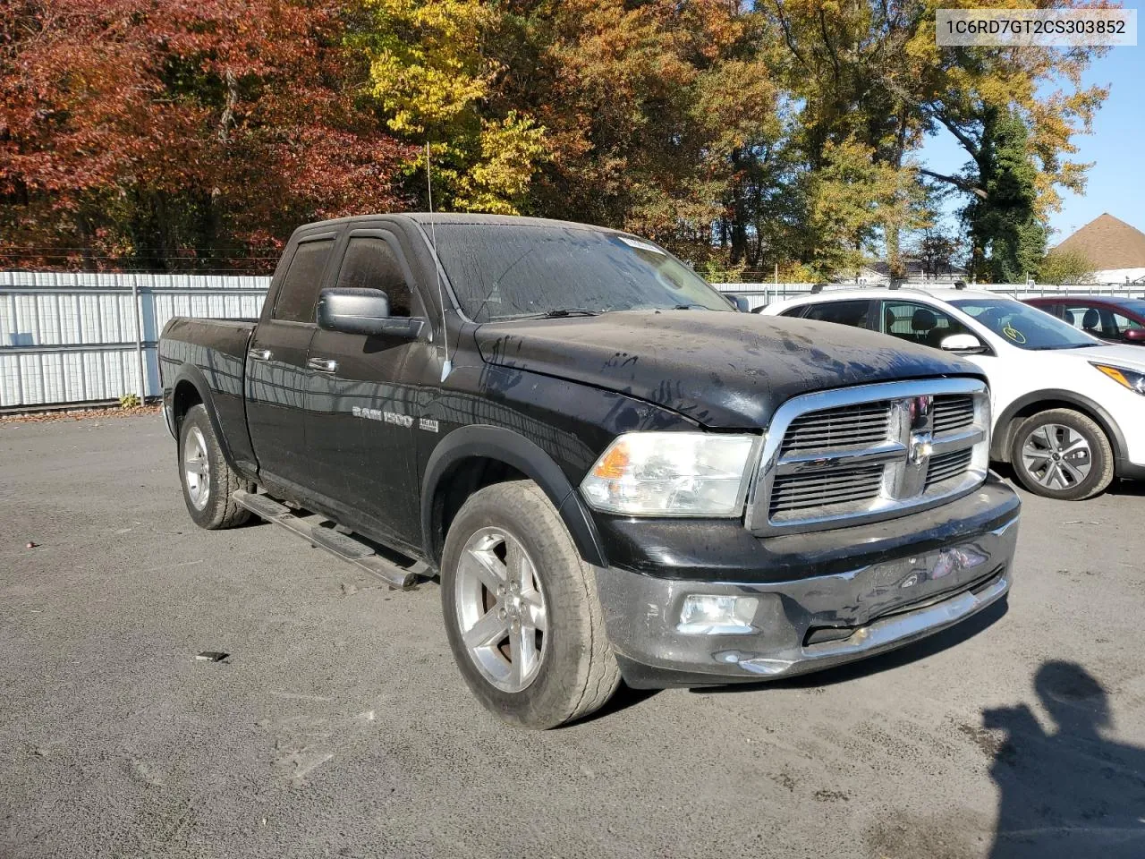 2012 Dodge Ram 1500 Slt VIN: 1C6RD7GT2CS303852 Lot: 77620744