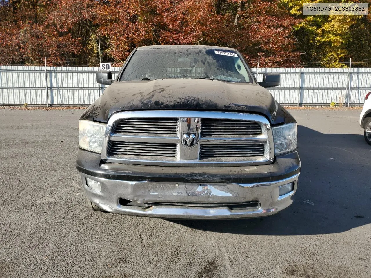 2012 Dodge Ram 1500 Slt VIN: 1C6RD7GT2CS303852 Lot: 77620744