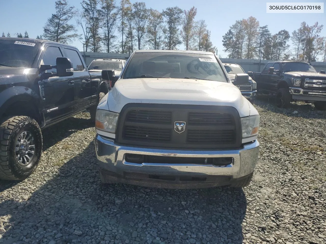 2012 Dodge Ram 2500 St VIN: 3C6UD5CL6CG170198 Lot: 77656914