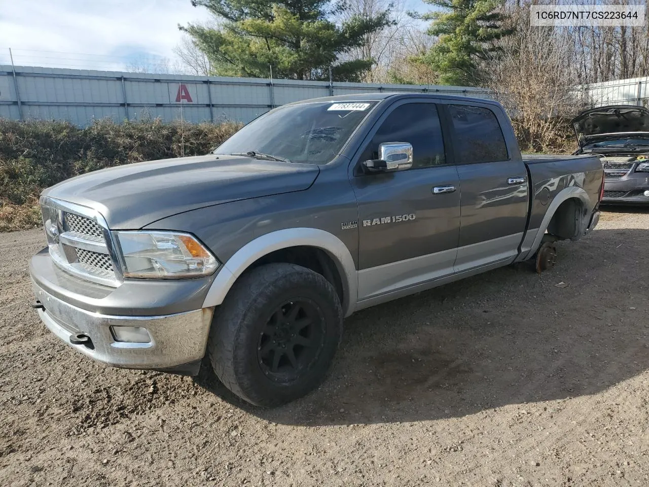 2012 Dodge Ram 1500 Laramie VIN: 1C6RD7NT7CS223644 Lot: 77837444