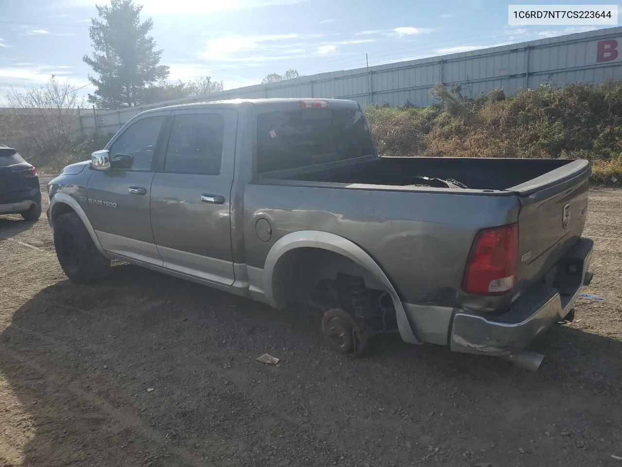 2012 Dodge Ram 1500 Laramie VIN: 1C6RD7NT7CS223644 Lot: 77837444