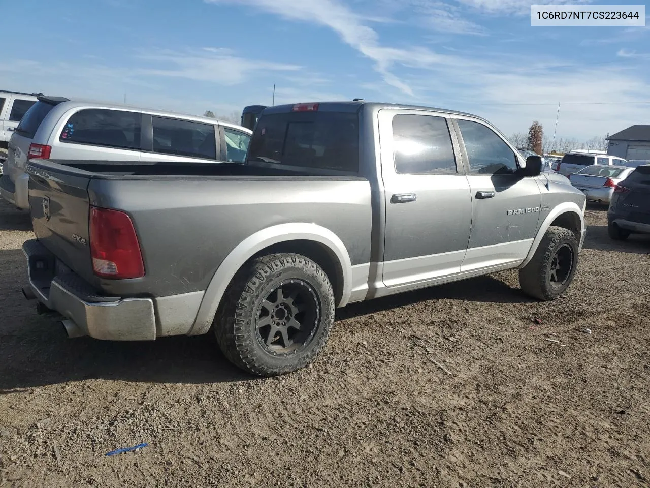 2012 Dodge Ram 1500 Laramie VIN: 1C6RD7NT7CS223644 Lot: 77837444