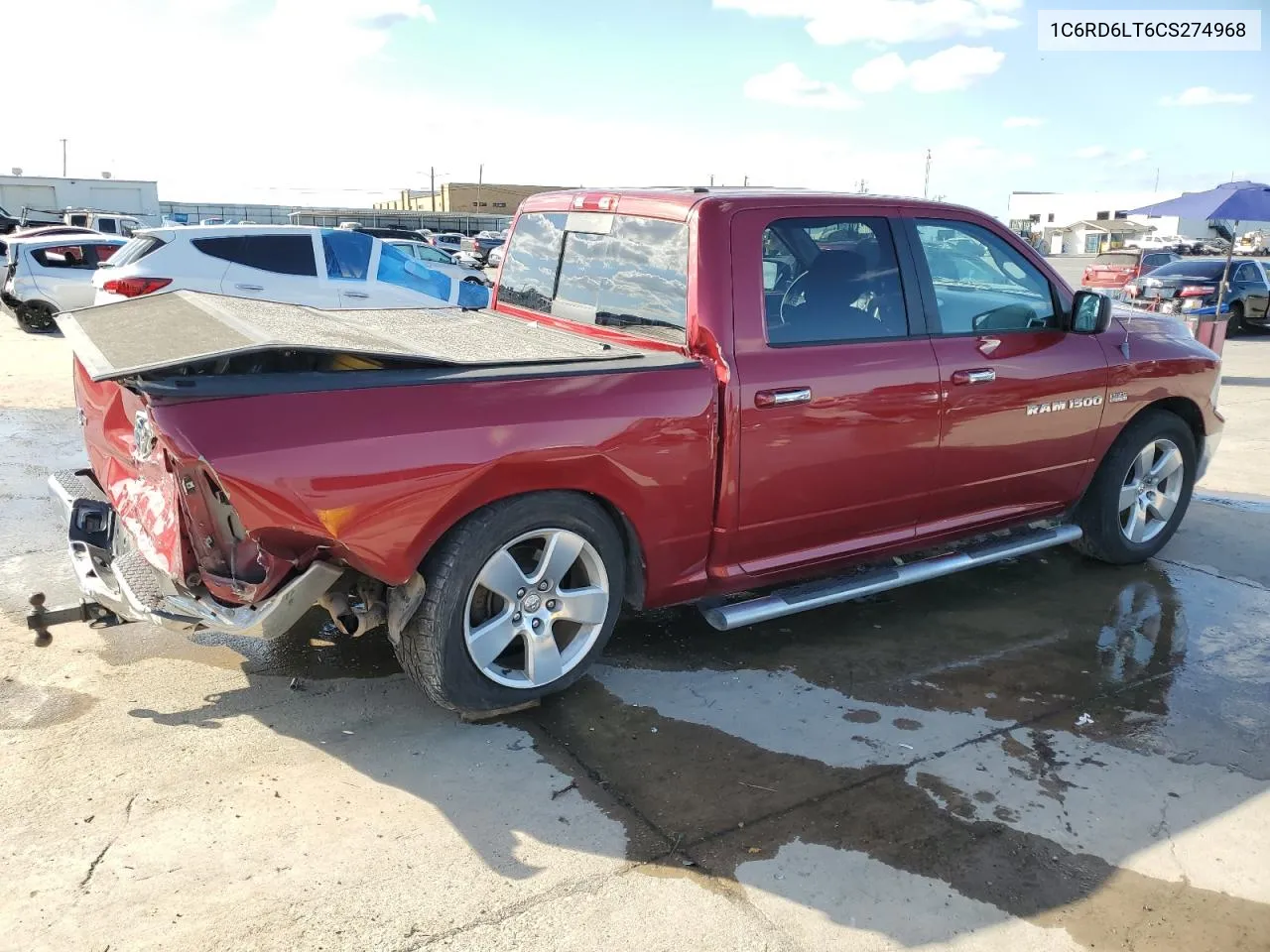 2012 Dodge Ram 1500 Slt VIN: 1C6RD6LT6CS274968 Lot: 78019764