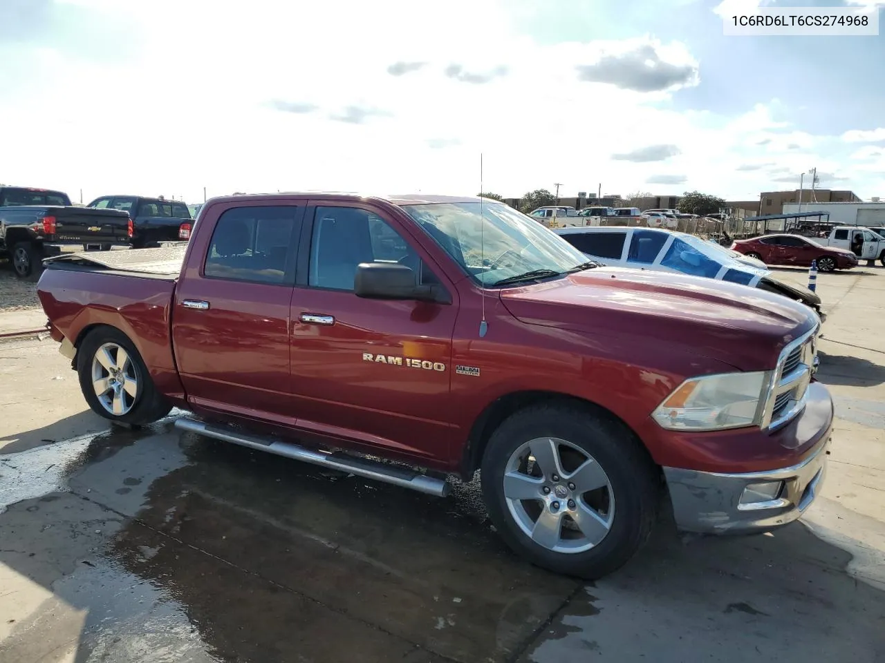 2012 Dodge Ram 1500 Slt VIN: 1C6RD6LT6CS274968 Lot: 78019764