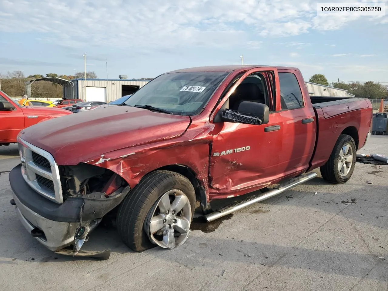 2012 Dodge Ram 1500 St VIN: 1C6RD7FP0CS305250 Lot: 78102014