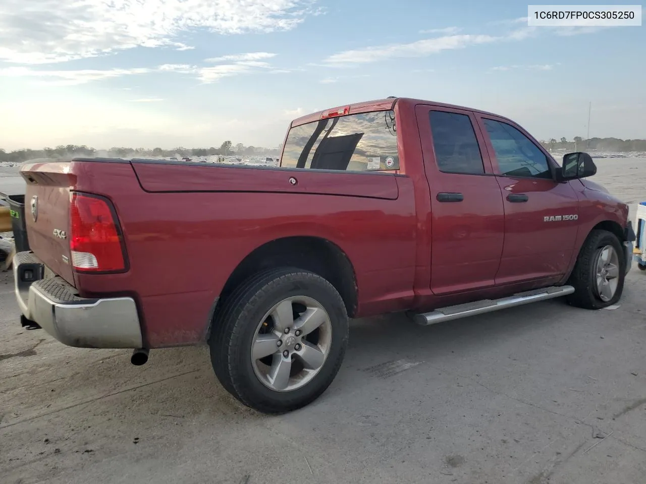 2012 Dodge Ram 1500 St VIN: 1C6RD7FP0CS305250 Lot: 78102014