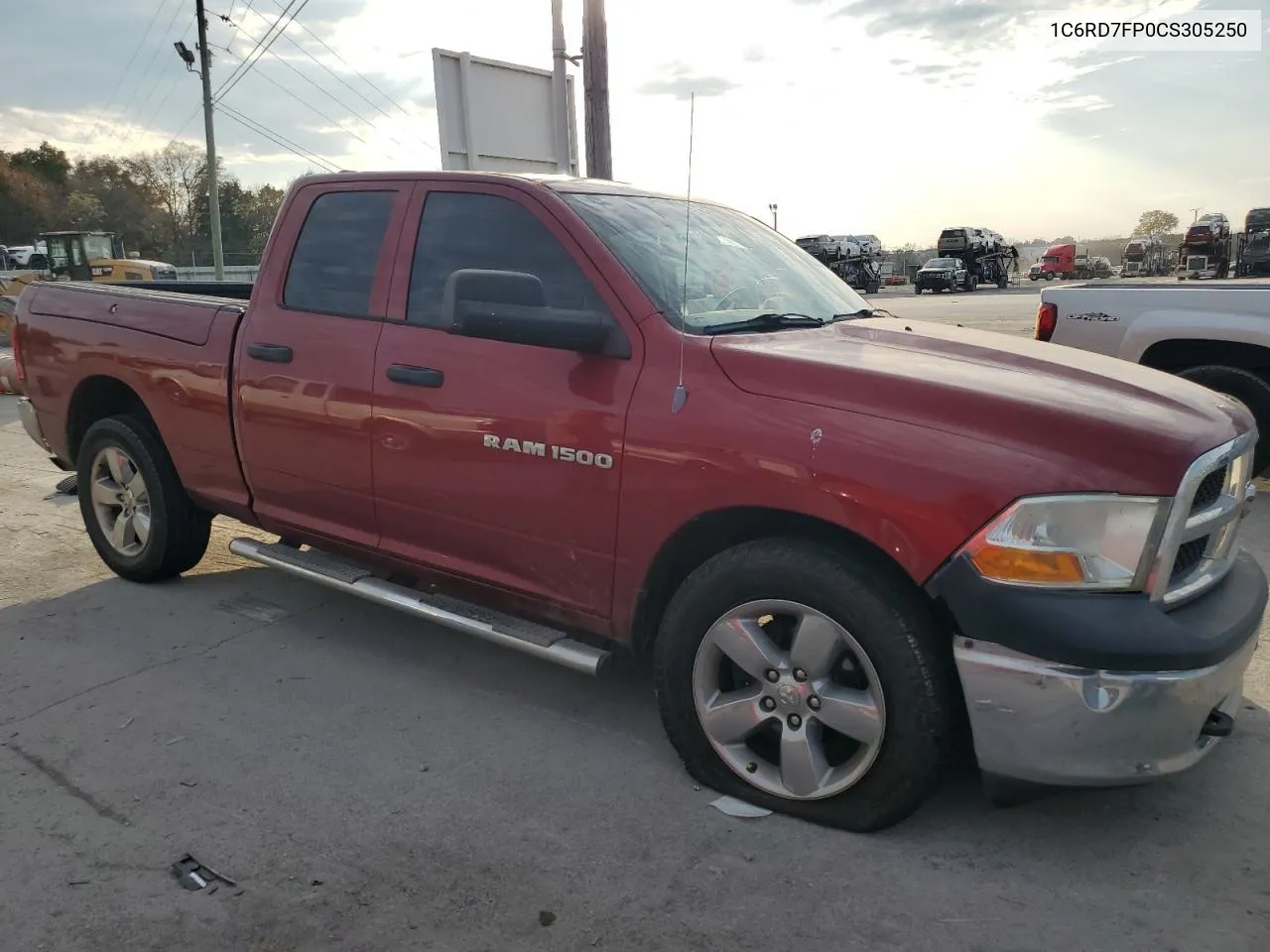 2012 Dodge Ram 1500 St VIN: 1C6RD7FP0CS305250 Lot: 78102014