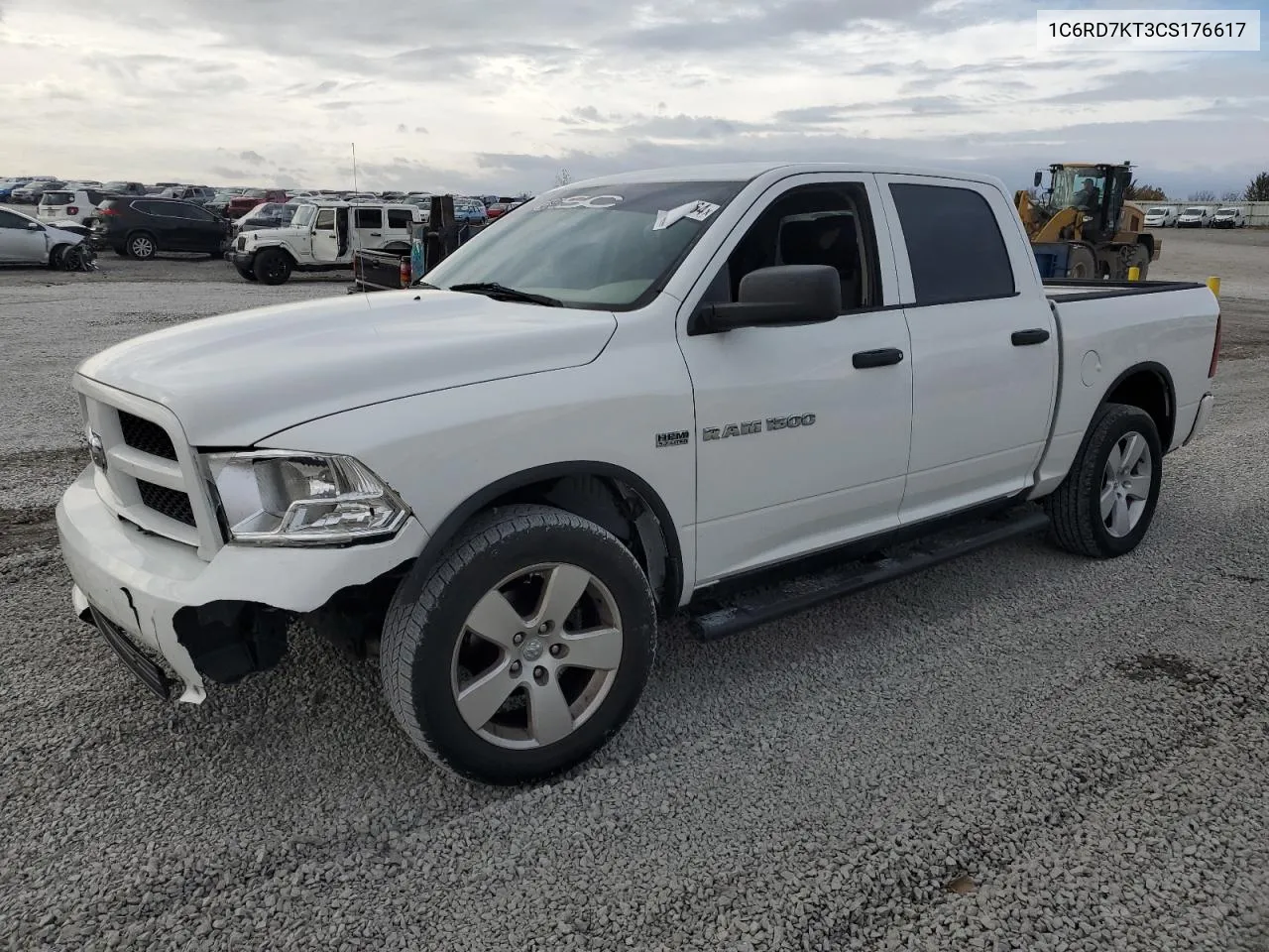 2012 Dodge Ram 1500 St VIN: 1C6RD7KT3CS176617 Lot: 78142464