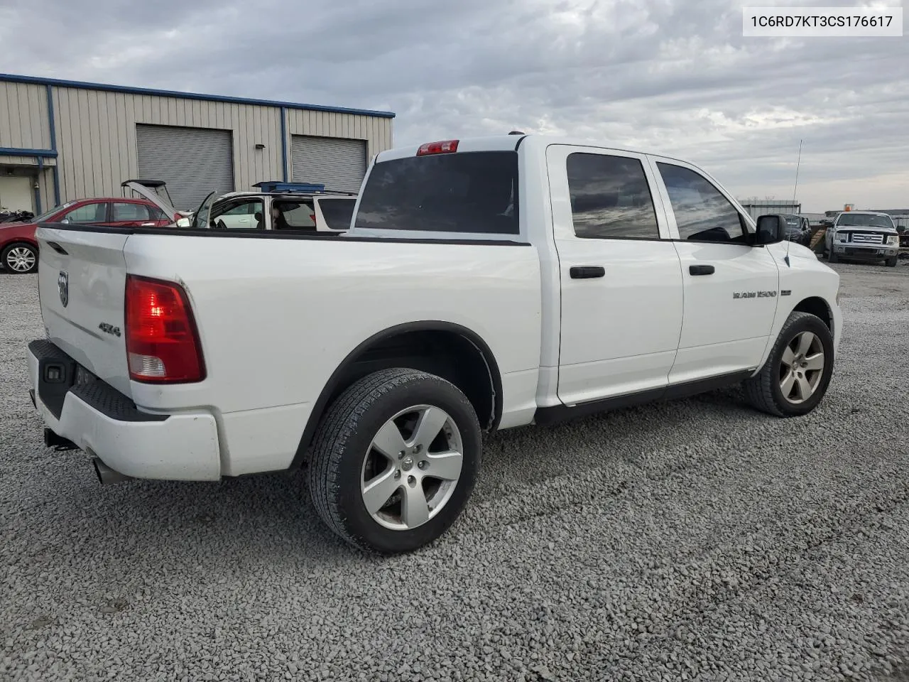 2012 Dodge Ram 1500 St VIN: 1C6RD7KT3CS176617 Lot: 78142464