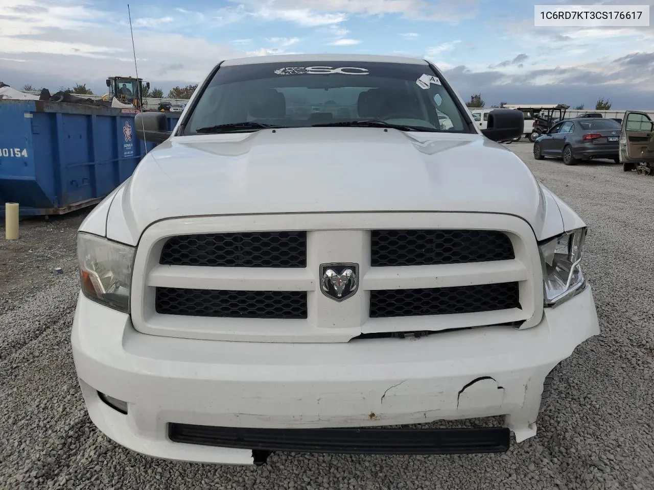 2012 Dodge Ram 1500 St VIN: 1C6RD7KT3CS176617 Lot: 78142464