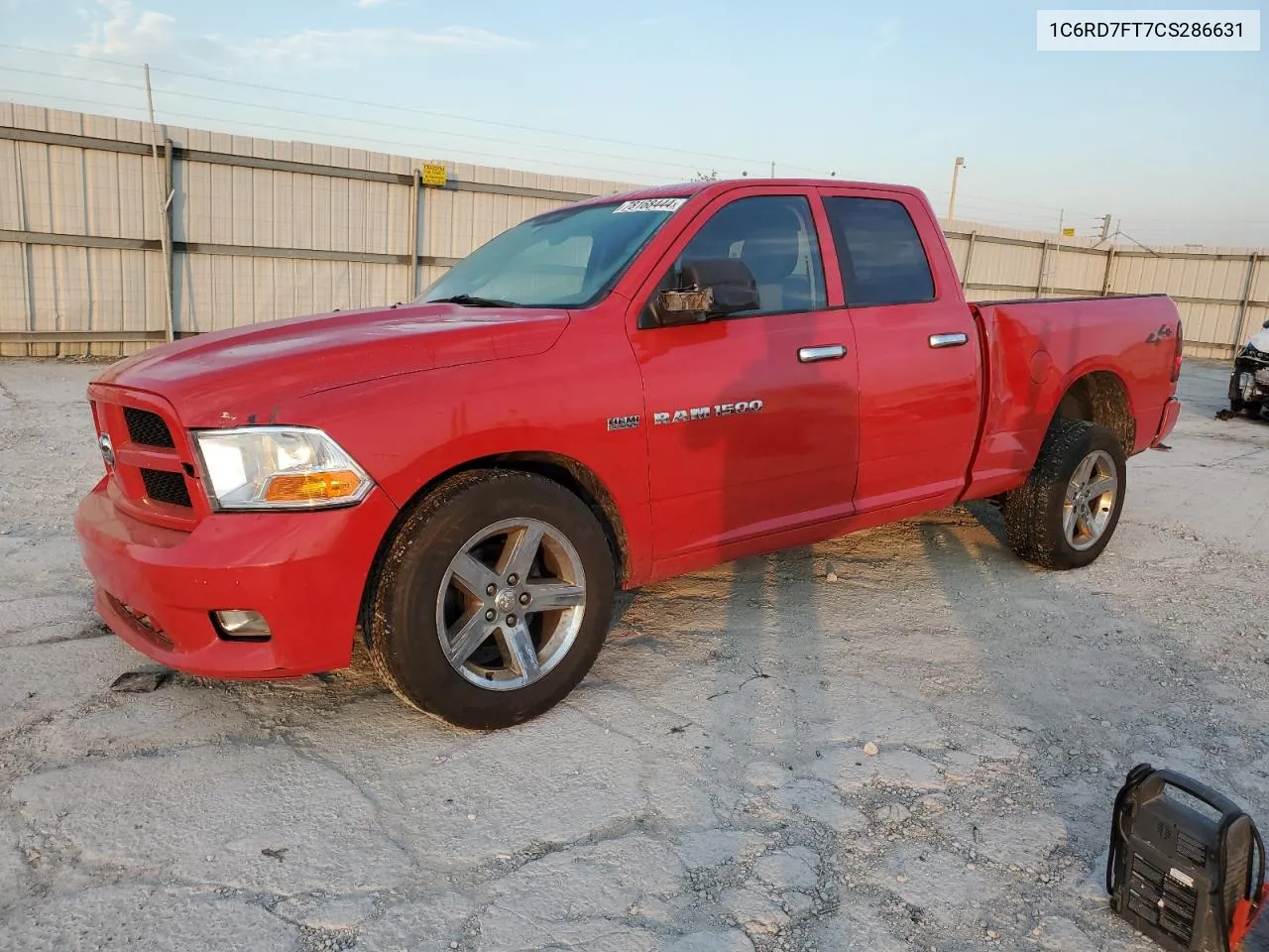 2012 Dodge Ram 1500 St VIN: 1C6RD7FT7CS286631 Lot: 78168444