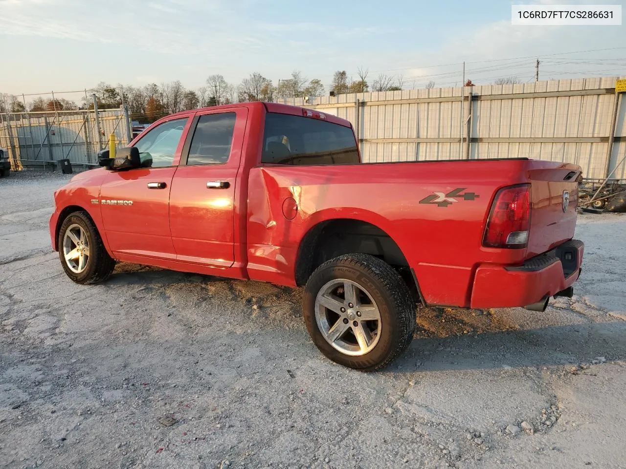 2012 Dodge Ram 1500 St VIN: 1C6RD7FT7CS286631 Lot: 78168444