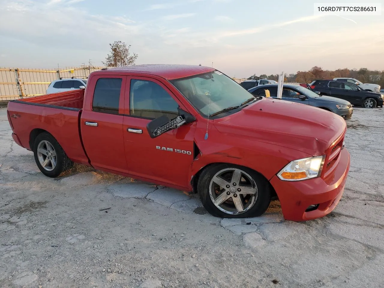 2012 Dodge Ram 1500 St VIN: 1C6RD7FT7CS286631 Lot: 78168444