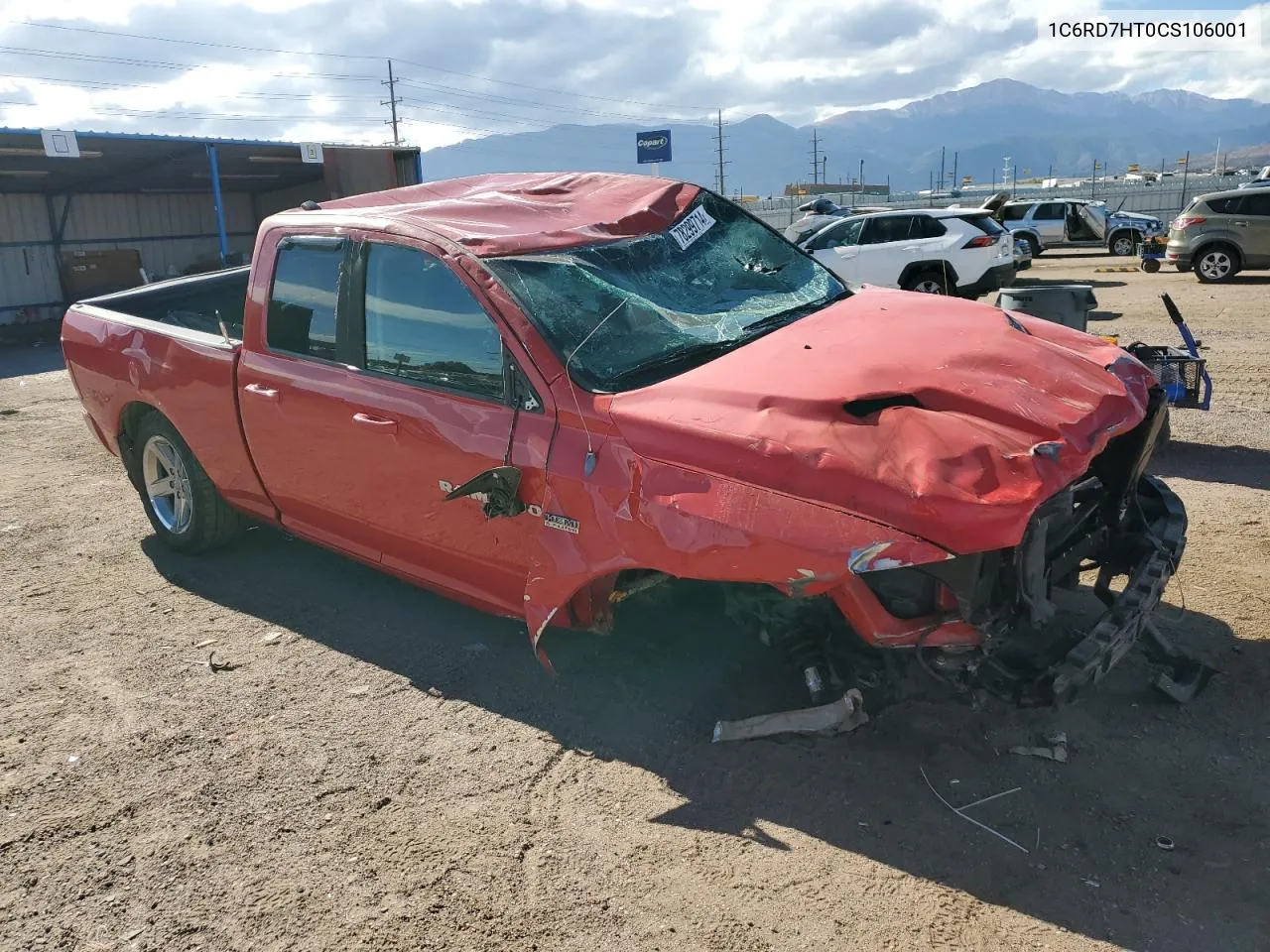 2012 Dodge Ram 1500 Sport VIN: 1C6RD7HT0CS106001 Lot: 78299714