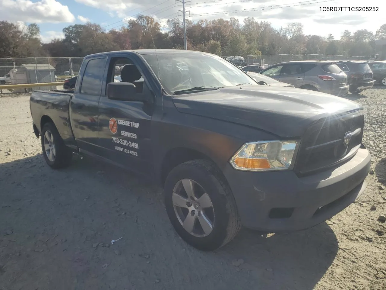 2012 Dodge Ram 1500 St VIN: 1C6RD7FT1CS205252 Lot: 78502264