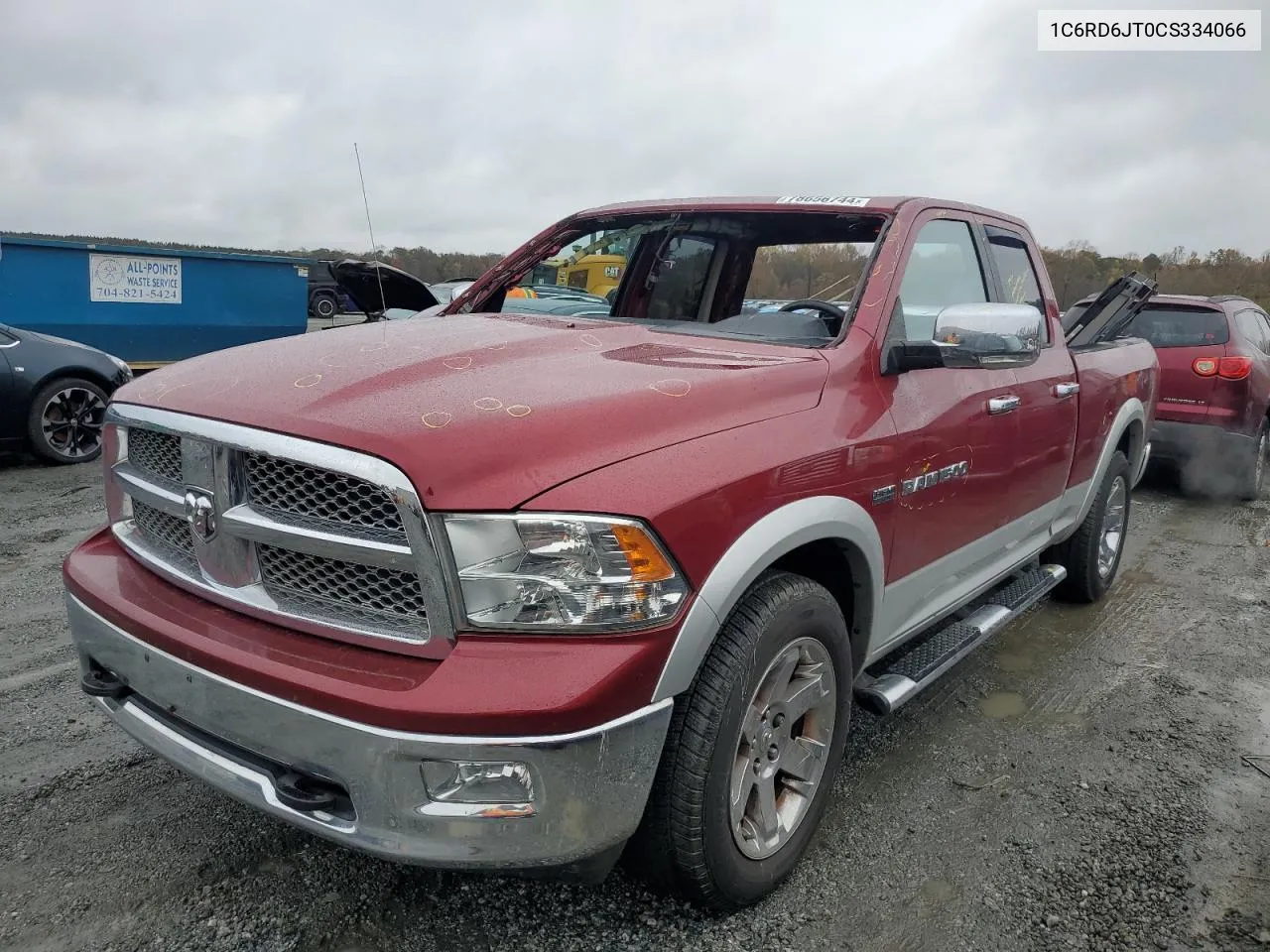 1C6RD6JT0CS334066 2012 Dodge Ram 1500 Laramie