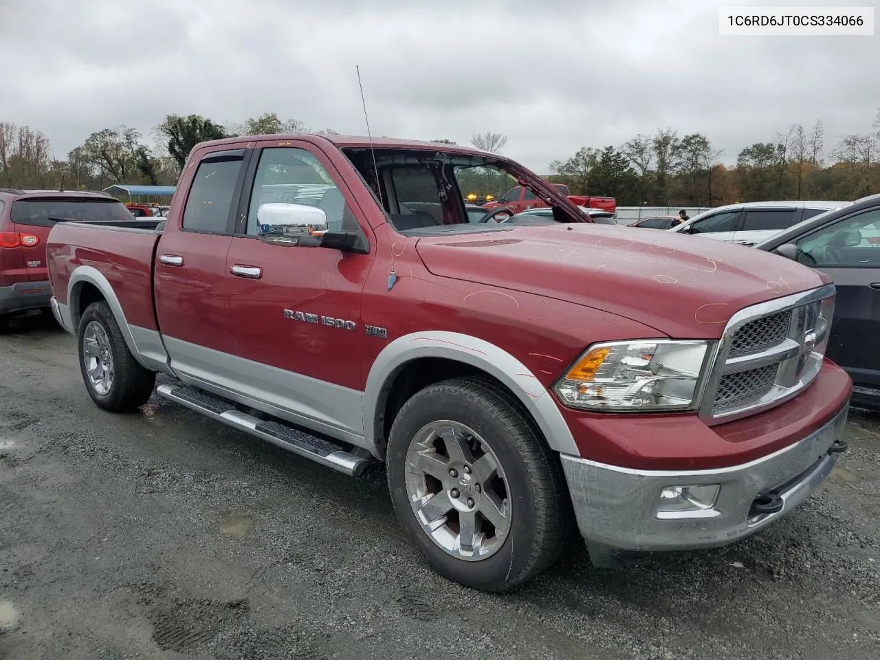 2012 Dodge Ram 1500 Laramie VIN: 1C6RD6JT0CS334066 Lot: 78656744