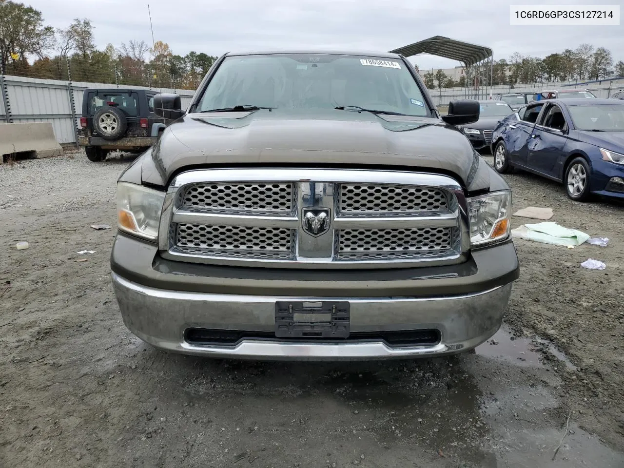 2012 Dodge Ram 1500 Slt VIN: 1C6RD6GP3CS127214 Lot: 78658414